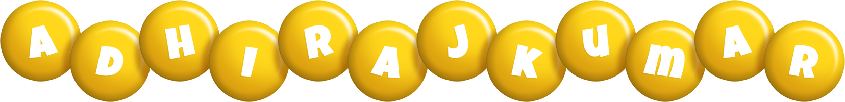 Adhirajkumar candy-yellow logo