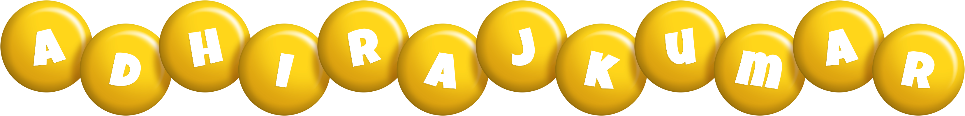 Adhirajkumar candy-yellow logo