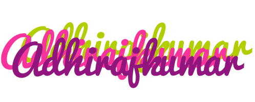 Adhirajkumar flowers logo