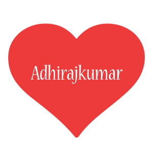 Adhirajkumar love logo