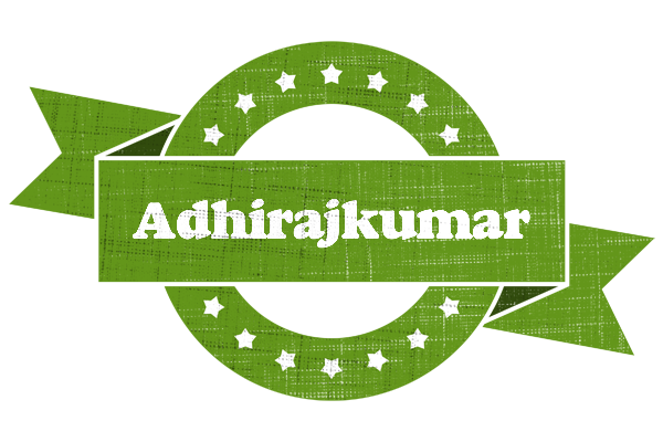 Adhirajkumar natural logo
