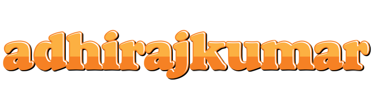 Adhirajkumar orange logo