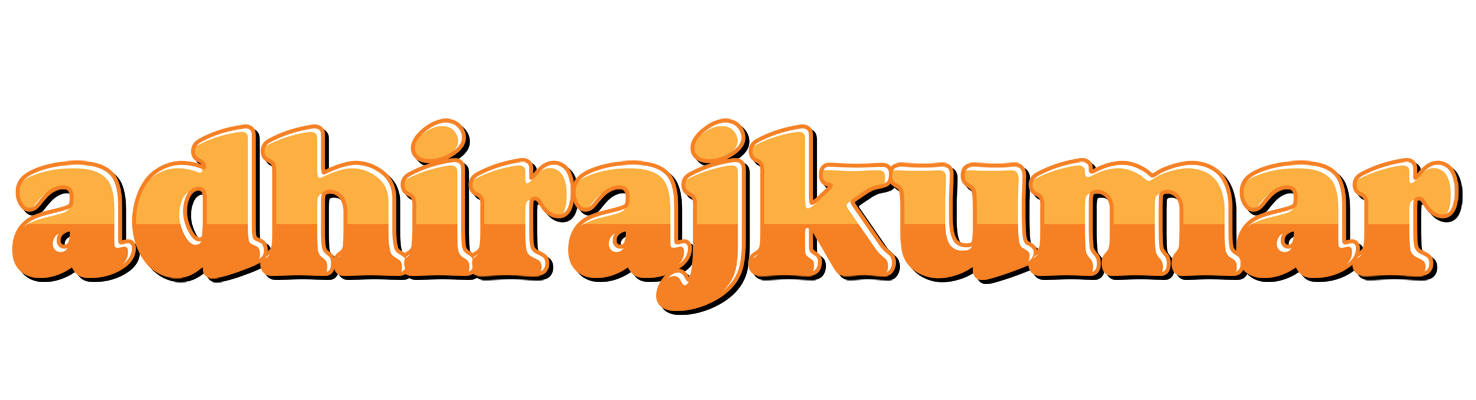 Adhirajkumar orange logo