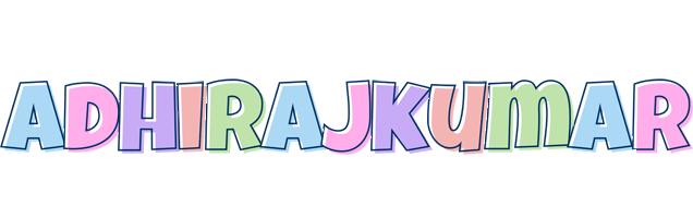 Adhirajkumar pastel logo