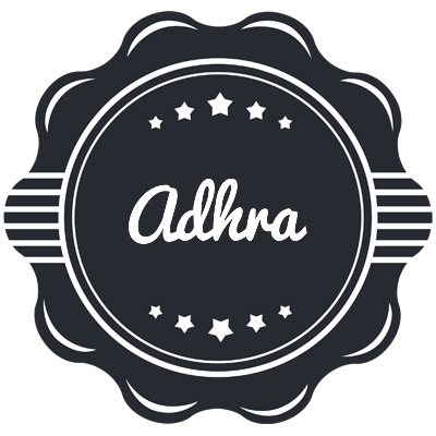 Adhra badge logo