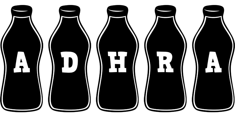 Adhra bottle logo