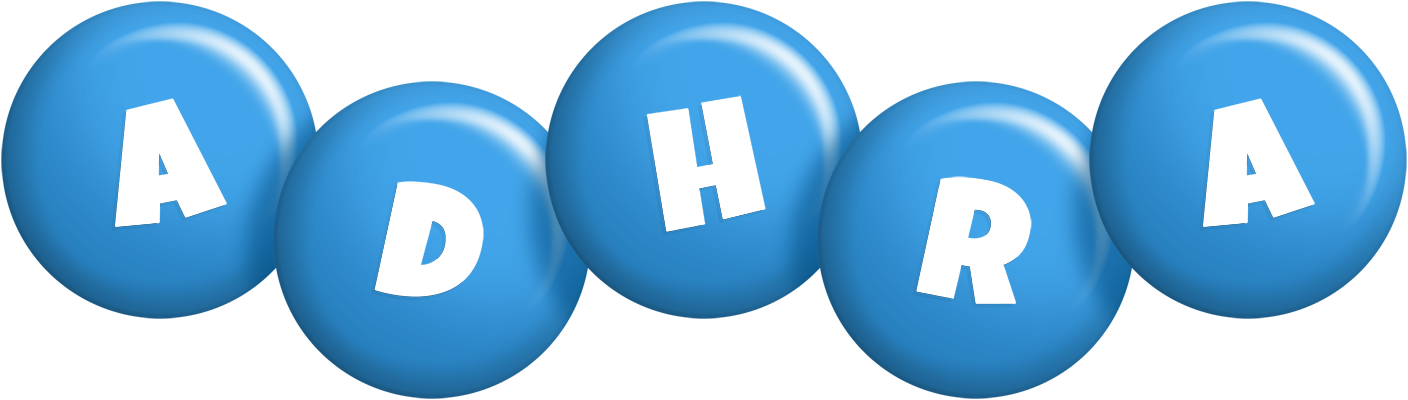 Adhra candy-blue logo