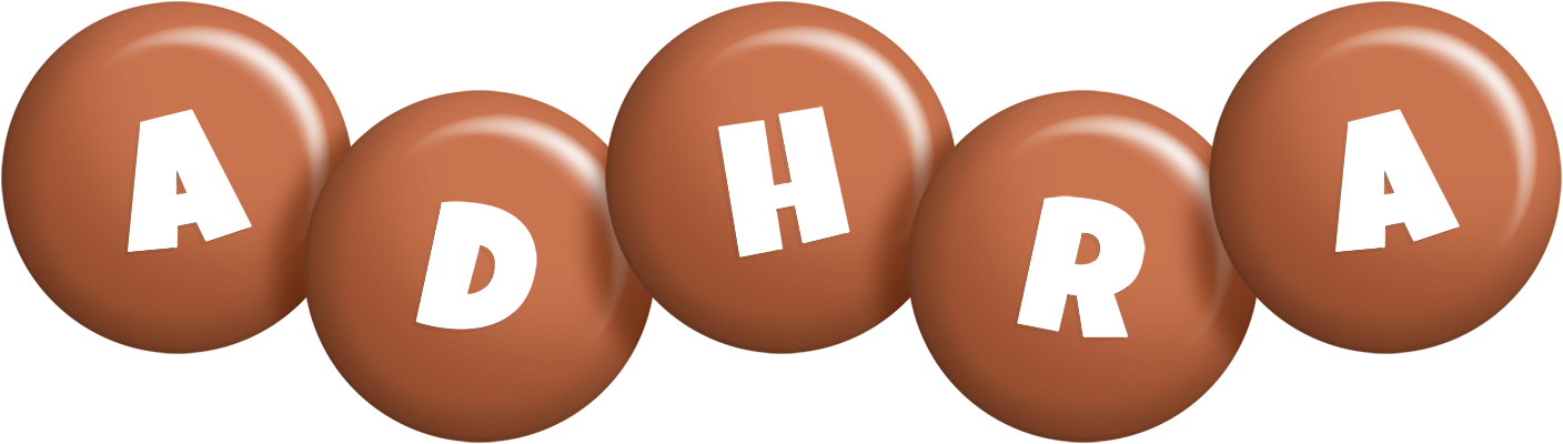 Adhra candy-brown logo