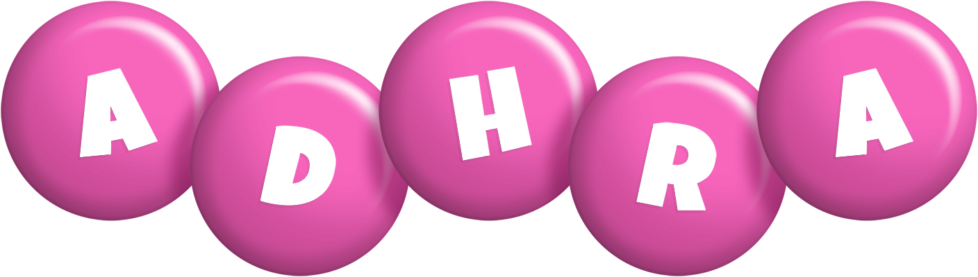 Adhra candy-pink logo