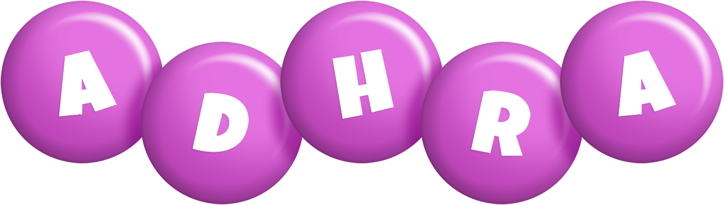 Adhra candy-purple logo