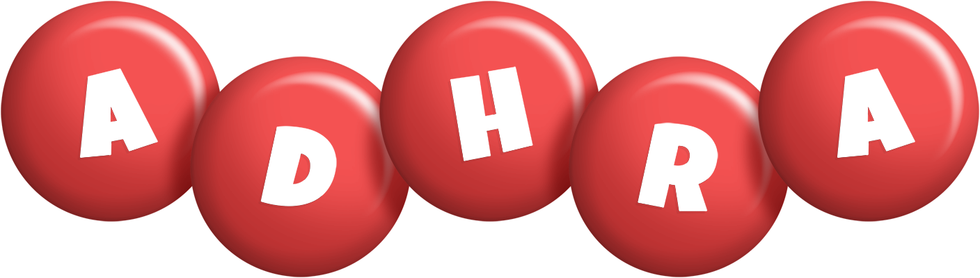 Adhra candy-red logo