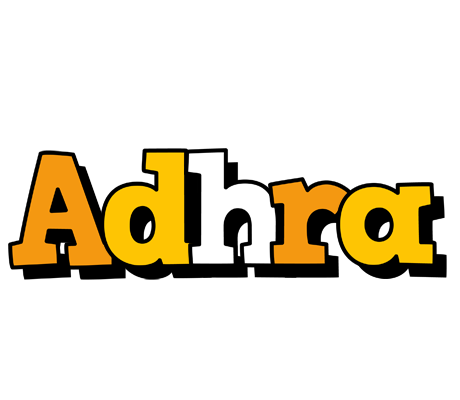 Adhra cartoon logo