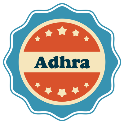 Adhra labels logo