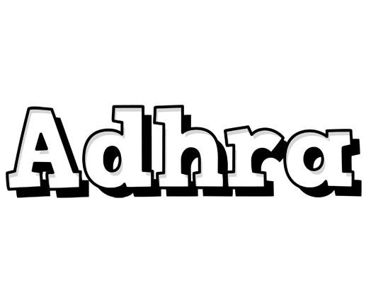 Adhra snowing logo