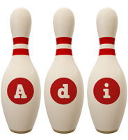 Adi bowling-pin logo