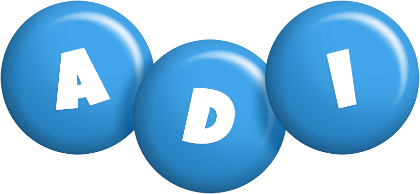 Adi candy-blue logo