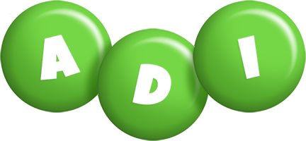 Adi candy-green logo