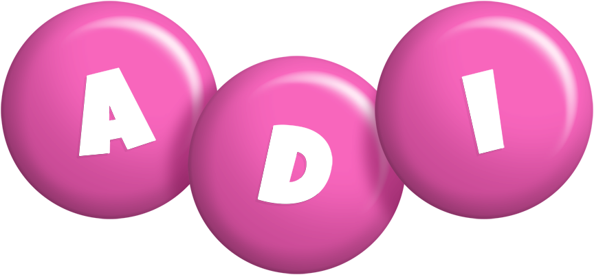 Adi candy-pink logo