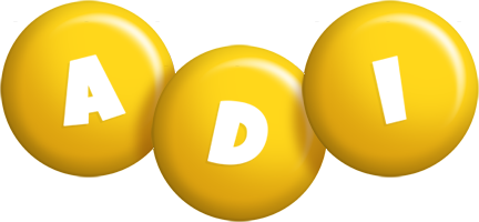 Adi candy-yellow logo