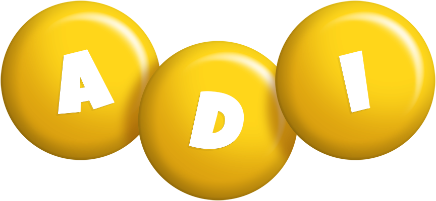 Adi candy-yellow logo
