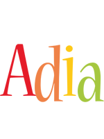 Adia birthday logo