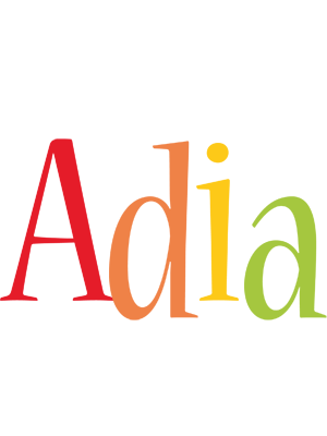 Adia birthday logo
