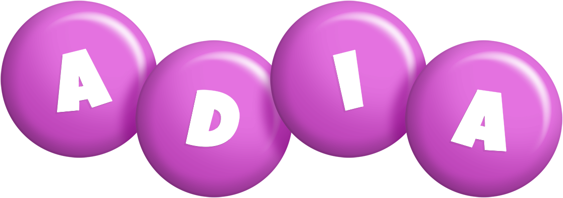 Adia candy-purple logo