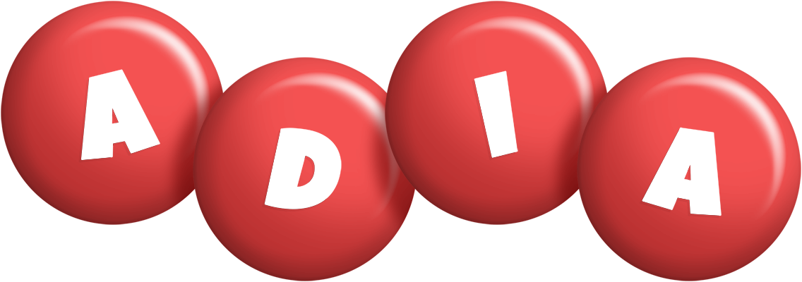 Adia candy-red logo