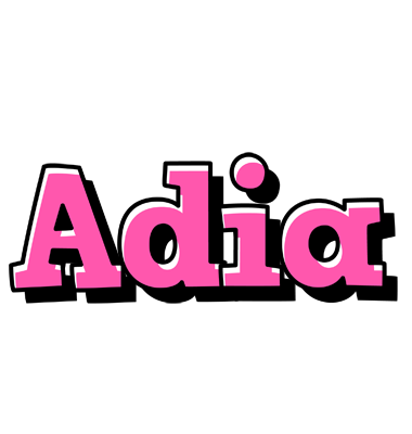 Adia girlish logo