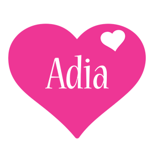 Adia love-heart logo