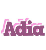 Adia relaxing logo