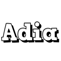 Adia snowing logo