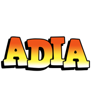 Adia sunset logo