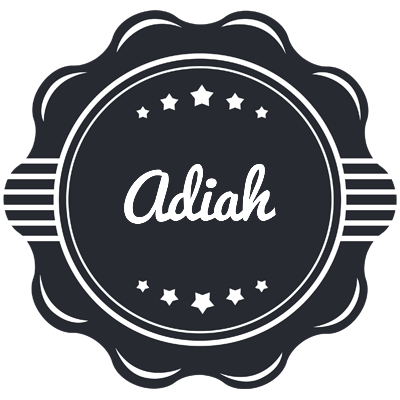 Adiah badge logo