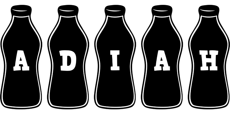 Adiah bottle logo