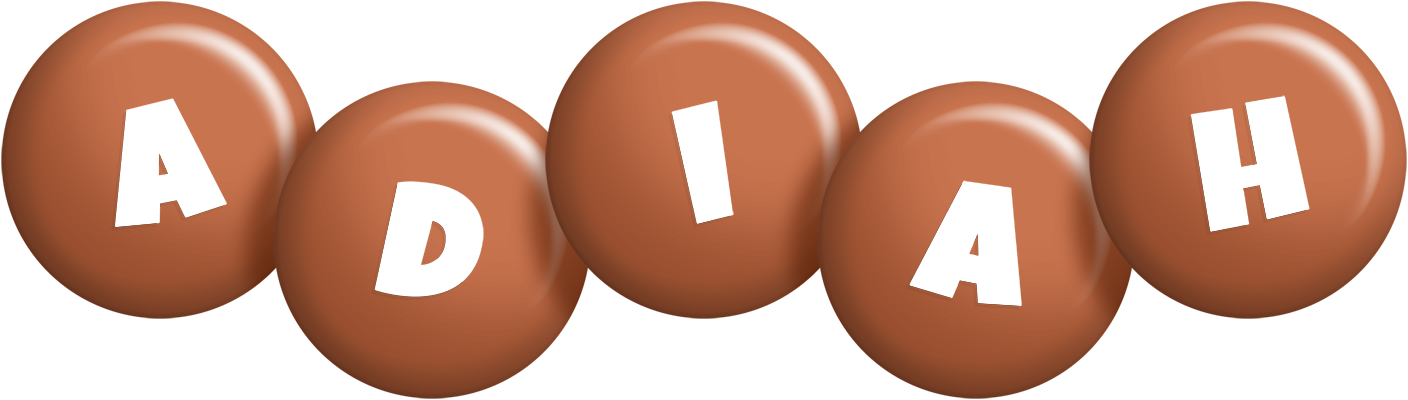 Adiah candy-brown logo
