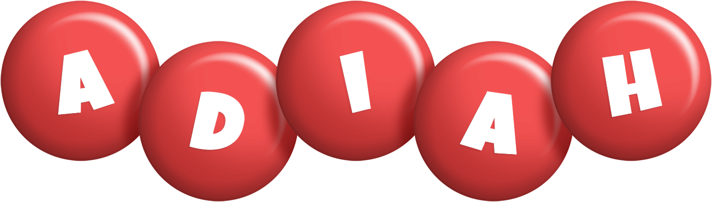 Adiah candy-red logo