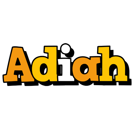 Adiah cartoon logo