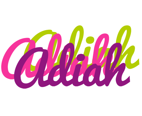 Adiah flowers logo