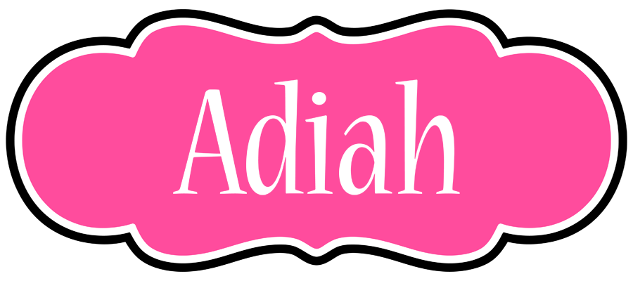 Adiah invitation logo