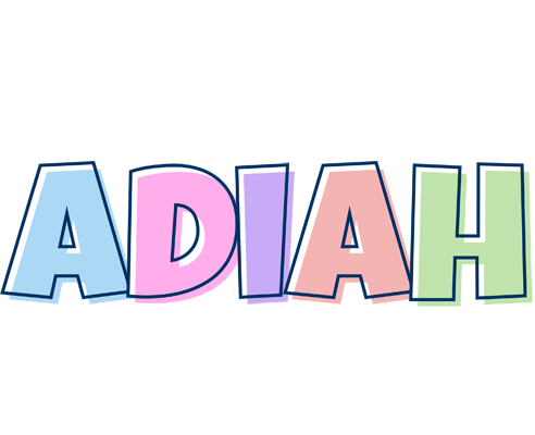 Adiah pastel logo