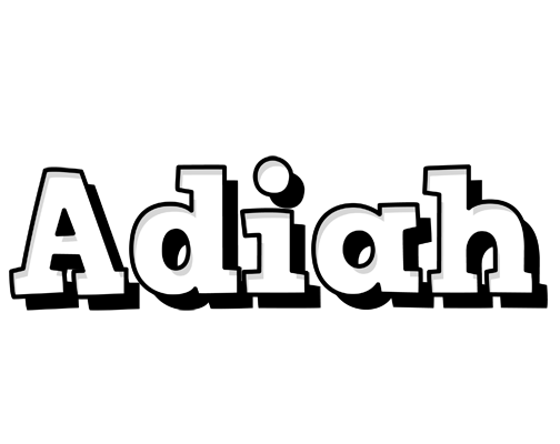 Adiah snowing logo