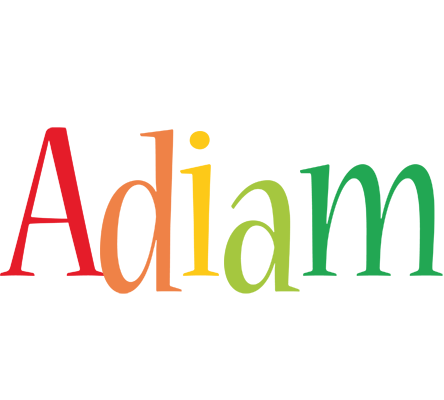 Adiam birthday logo