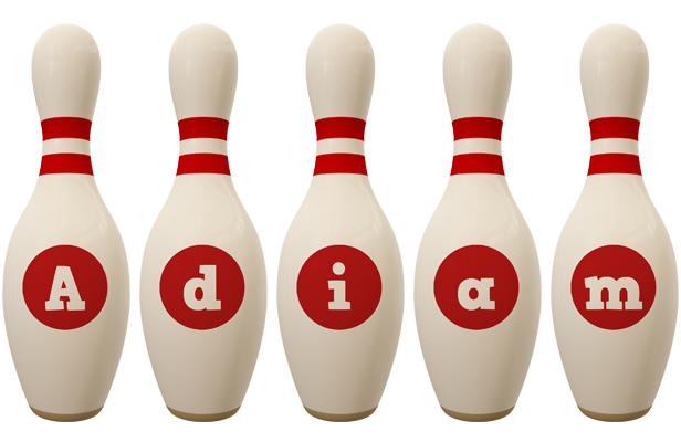 Adiam bowling-pin logo