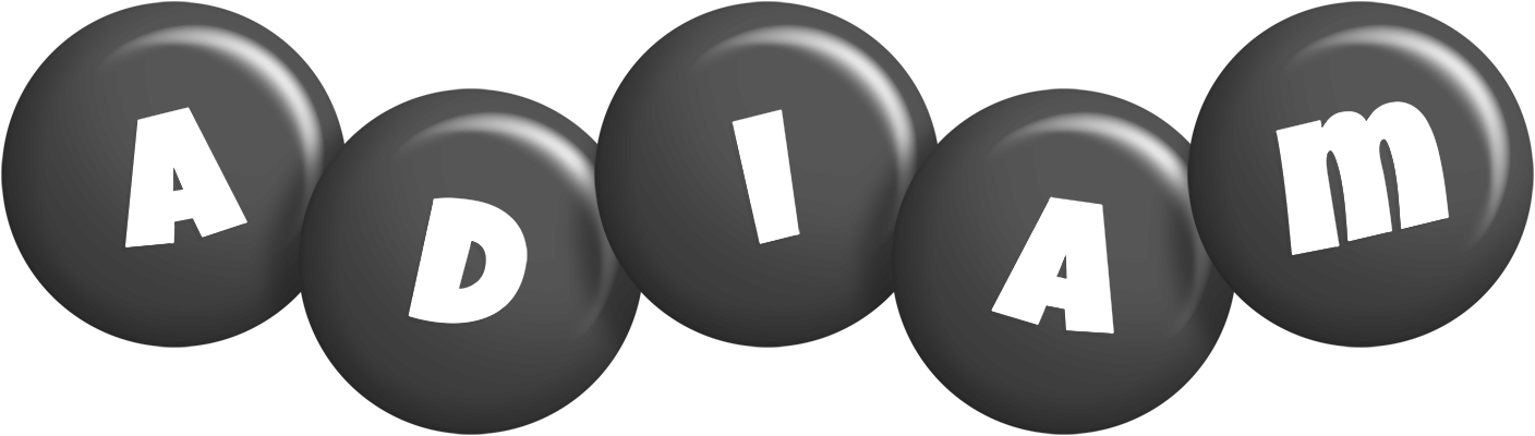 Adiam candy-black logo