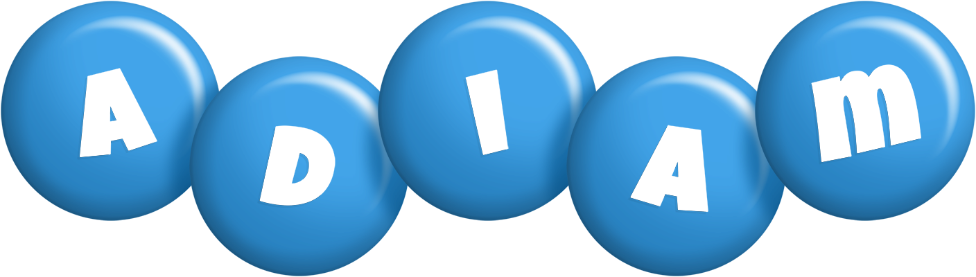 Adiam candy-blue logo