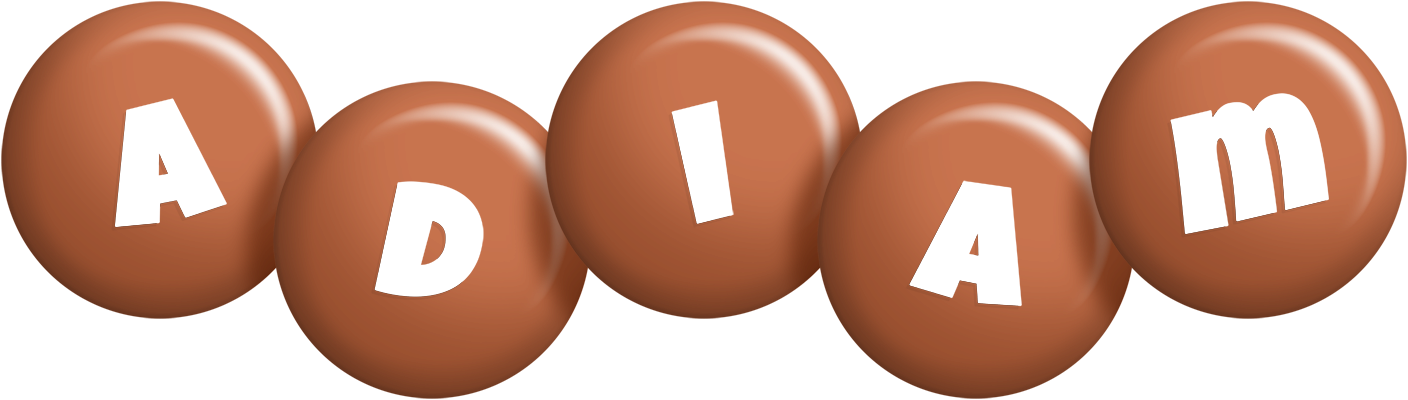 Adiam candy-brown logo