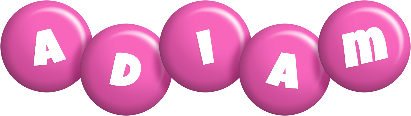 Adiam candy-pink logo