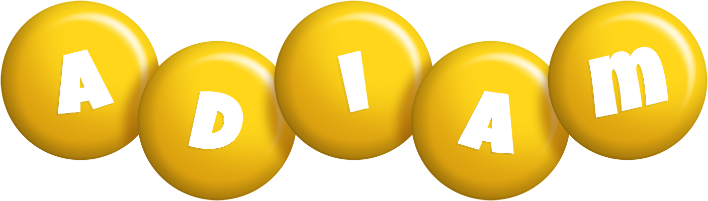 Adiam candy-yellow logo