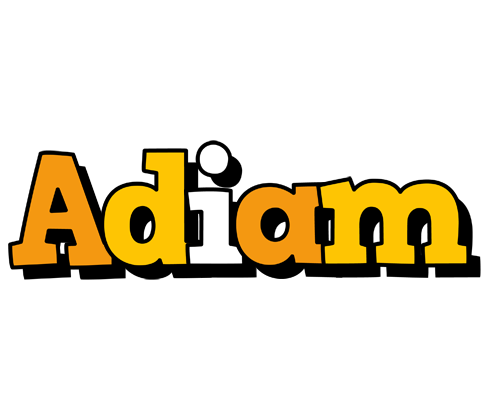 Adiam cartoon logo